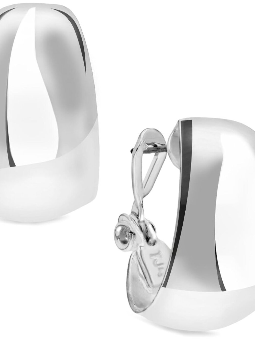 Elegant Silver Tapered Hoop Earrings for Every Occasion
